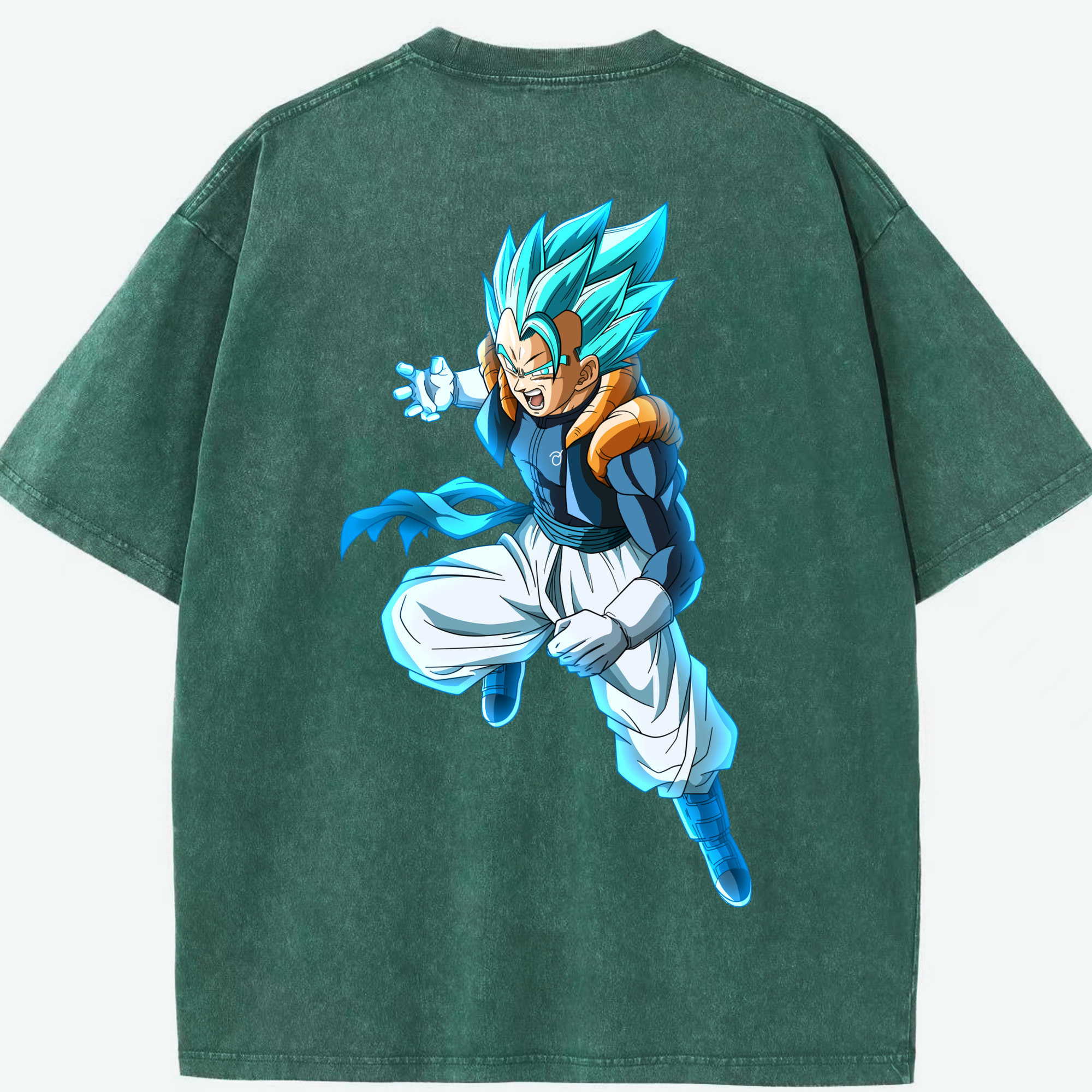 （画像用） ドラゴンボール ベジータ四世（Bejīta Yonsei）DRAGON BALL Vegeta IV 綿100% ヴィンテージ風 半袖Tシャツ（背面プリント）